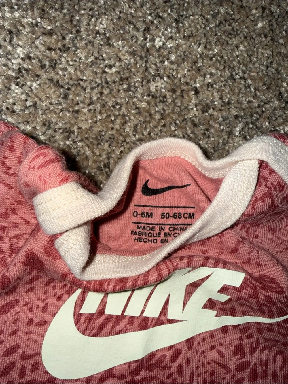 Nike Girls' Two-Pack Bodysuits in Magenta & Berry Print